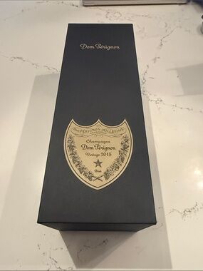 Dom Pérignon Champagne Gift Box - Black & Gold - BOX ONLY
